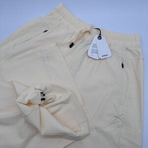 prAna Women's Send Off High Rise Relaxed Pull On‎ Pant, Size Small, Sweet Cream